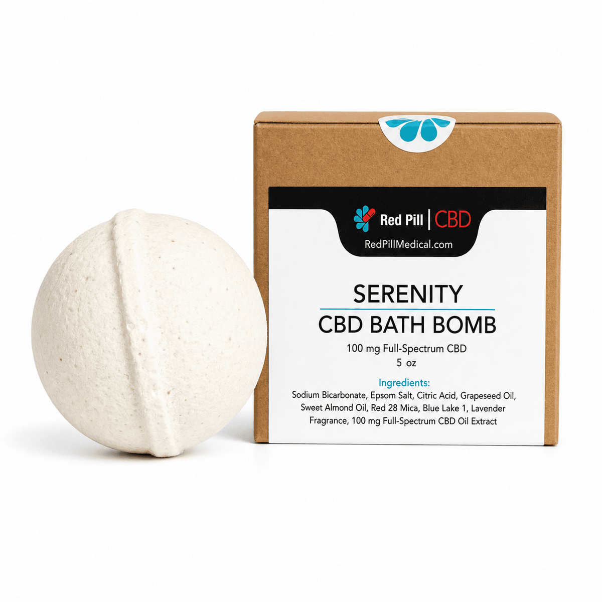 Serenity Relaxation CBD Bath Bomb (200MG EA)